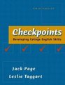 Checkpoints Developing College English Skills 5th Edition