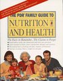 The Pdr Family Guide to Nutrition and Health With Fat Cholesterol and Calorie Counter Guide