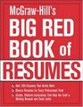 McGrawHill's Big Red Book of Resumes