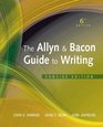 Allyn  Bacon Guide to Writing The Concise Edition Plus NEW MyCompLab  Access Card Package