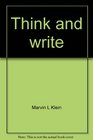 Think and write