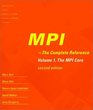 MPI The Complete Reference   2nd Edition Vol 1  The MPI Core