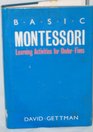 Basic Montessori Learning Activities for UnderFives