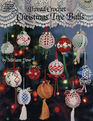 Thread crochet Christmas tree balls