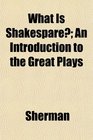 What Is Shakespare An Introduction to the Great Plays
