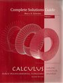 Complete Solutions Guide for Calculus  Early Transcentental Functions   Volume 1 Chapters P5