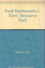Peak Mathematics Tchrs'Resource Pack