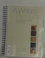 A Writer's Resource  A Handbook for Writing and Research