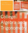 College Algebra and Trigonometry Value Package