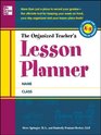 The Organized Teacher's Lesson Planner