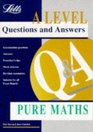 Alevel Questions and Answers Pure Mathematics