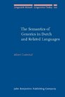 The Semantics of Generics in Dutch and Related Languages