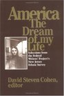 America the Dream of My Life Selections from the Federal Writers' Project's New Jersey Ethnic Survey