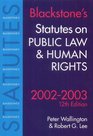 Statutes on Public Law and Human Rights