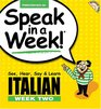 Speak in a Week Italian Week Two