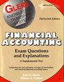 Financial Accounting Exam Questions and Explanations A Supplemental Text