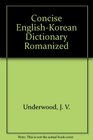 Concise EnglishKorean Dictionary Romanized