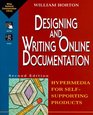 Designing and Writing Online Documentation Hypermedia for Self Supporting Products 2nd Edition