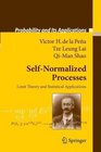 SelfNormalized Processes Limit Theory and Statistical Applications