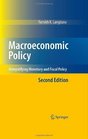 Macroeconomic Policy Demystifying Monetary and Fiscal Policy