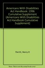 Americans With Disabilities Act Handbook 1996 Cumulative Supplement