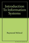 Introduction to information systems A problemsolving approach