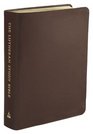 The Lutheran Study Bible with Index Sangria Genuine Leather