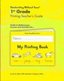 Handwriting Without Tears: 1st Grade Printing Teacher's Guide