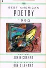 BEST AMERICAN POETRY 1990