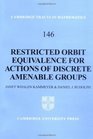 Restricted Orbit Equivalence of Discrete Amenable Groups