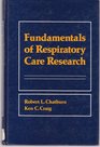 Fundamentals of Respiratory Care Research