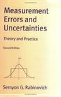 Measurement Errors and Uncertainties  Theory and Practice