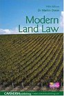 Modern Land Law 5/e