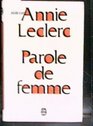 Parole De Femme