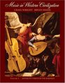 Music in Western Civilization Volume I Antiquity through the Baroque
