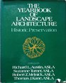 The Yearbook of Landscape Architecture Historic Preservation