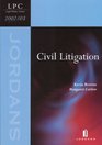 Civil Litigation 2003/04