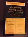 Deciphering Global Epidemics Analytical Approaches To The Disease Records Of World Cities 18881912