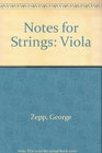 Notes for Strings Bk 1 Viola