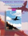 Annual Editions Homeland Security 04/05