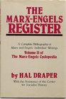 The MarxEngels Register A Complete Bibliography of Marx and Engels' Individual Writings