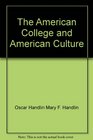 The American College and American Culture Socialization As a Function of Higher Education