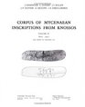 Corpus of Mycenaean Inscriptions from Knossos Volume 4 80009947 and Index to Volumes IIV