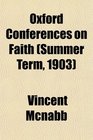 Oxford Conferences on Faith