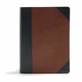CSB Study Bible Black/Brown LeatherTouch