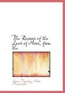 The Reasons of the Laws of Moses from the
