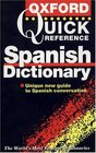 The Oxford Quick Reference Spanish Dictionary SpanishEnglish EnglishSpanish  EspanolIngles InglesEspanol