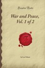 War and Peace Vol 1 of 2