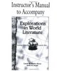 Explorations in World Literature Instructor's Manual Readings to Enhance Academic Skills