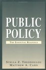 Public Policy The Essential Readings